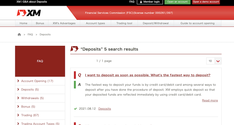 XM Trading FAQ